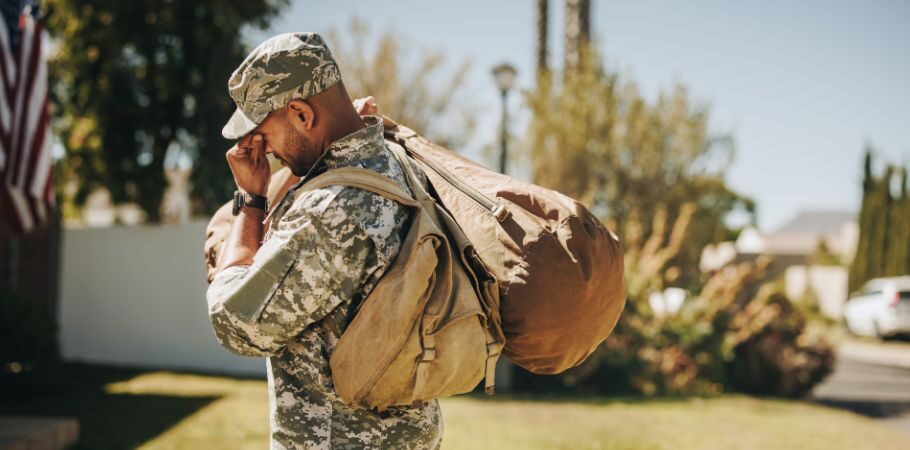 upset military father