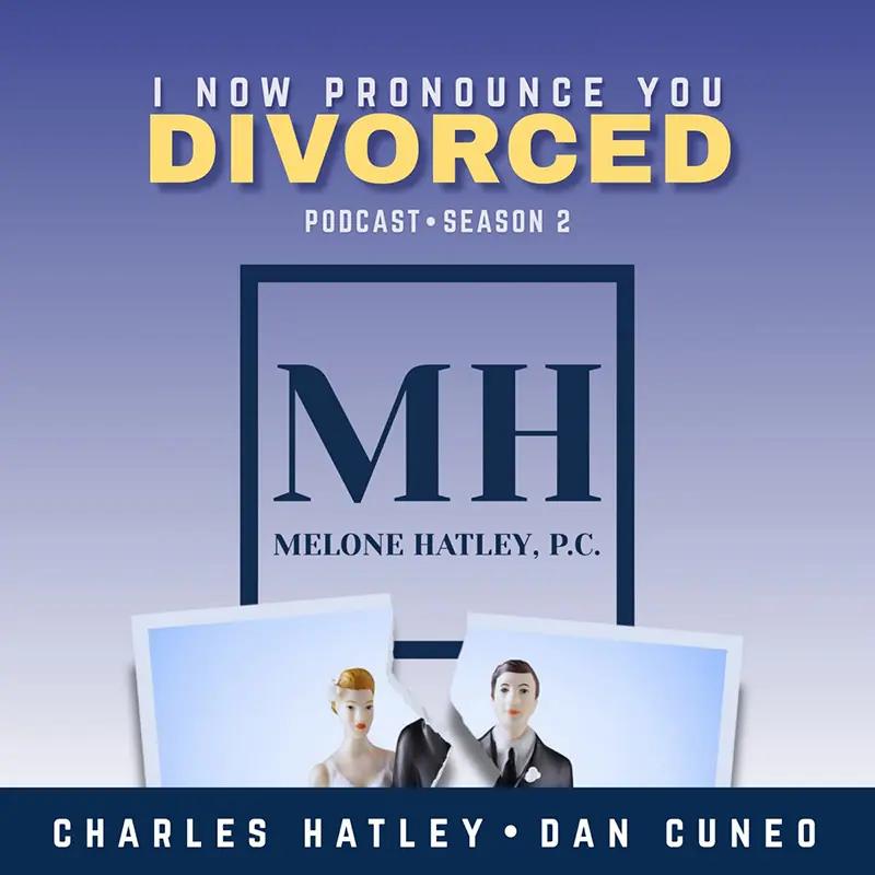 I Now Pronounce You Divorced Podcast Tile.