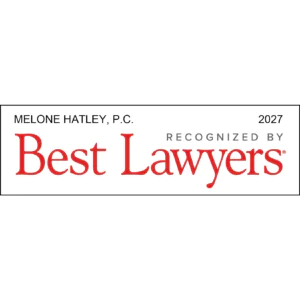 Best Lawyers 2027 badge for winner law firm Melone Hatley, P.C.
